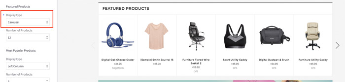 Products Carousel