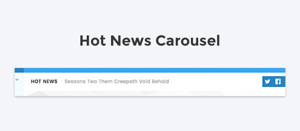 Hot news carousel