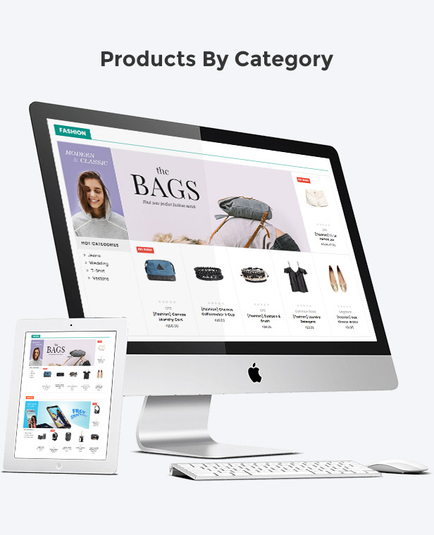 Display products by category