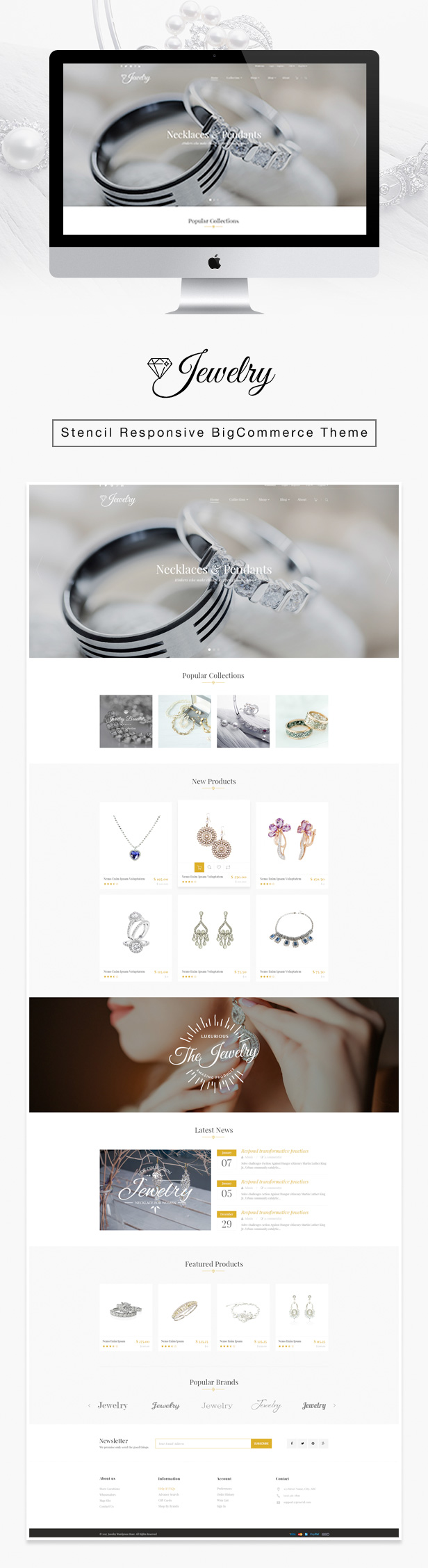 Jewelry Responsive BigCommerce Theme