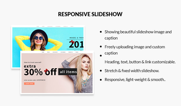 Responsive slideshow