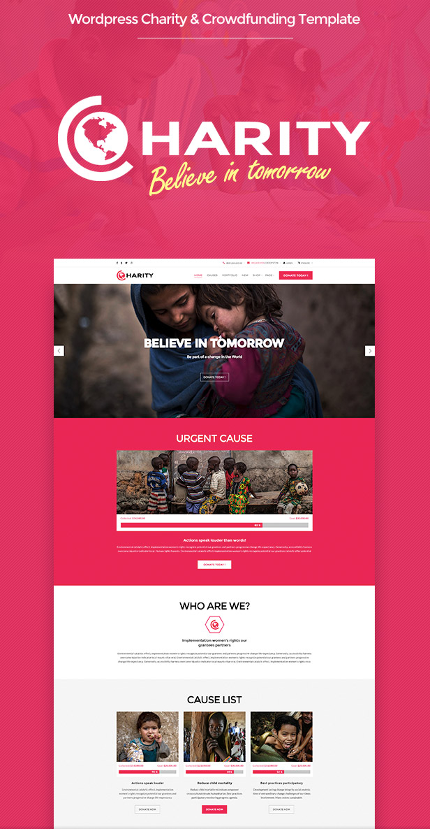 HTML Template WPDance Charity