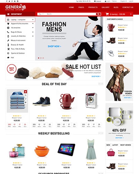 Shopping Center HTML Template