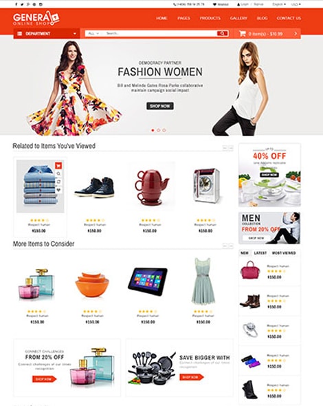 Target Market HTML Template