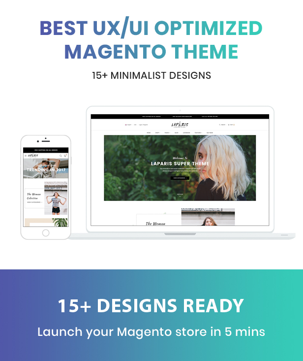 LaParis Magento Theme Preview