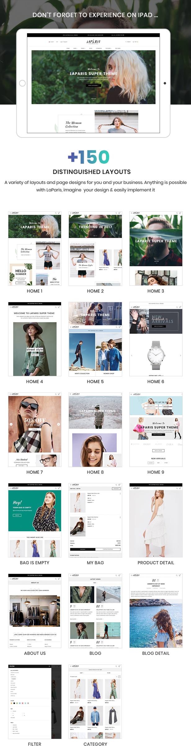 Laparis WordPress Theme